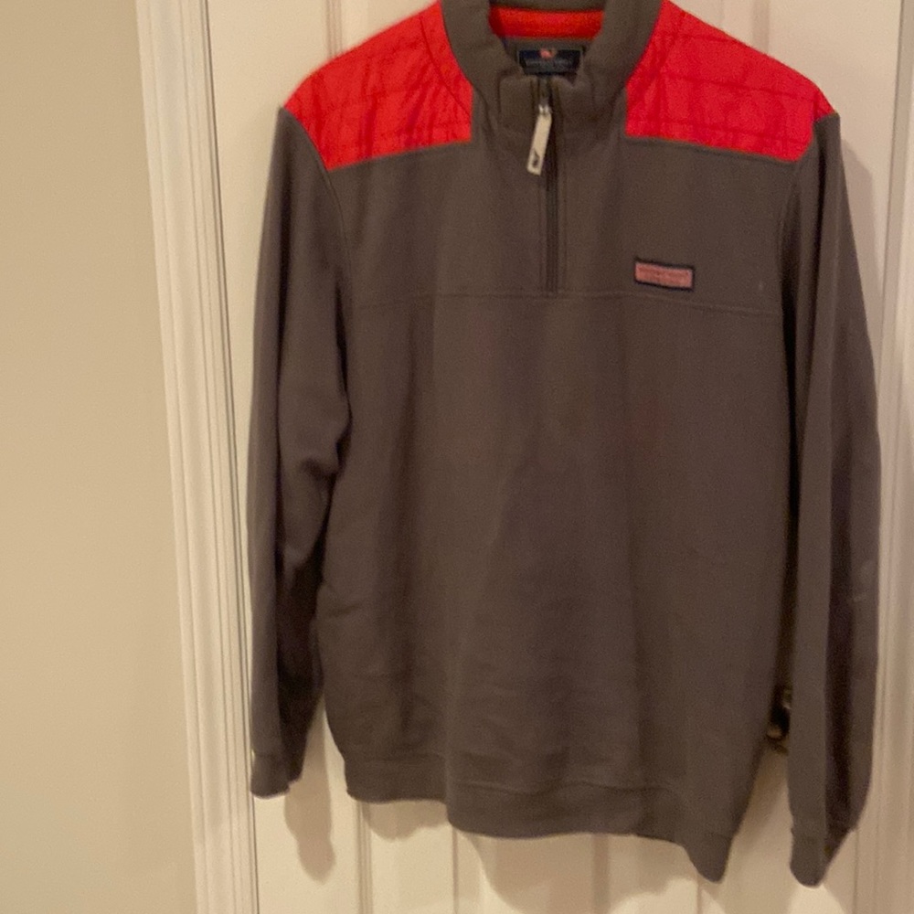 Mens Vineyard Vins half zip sweatshirt